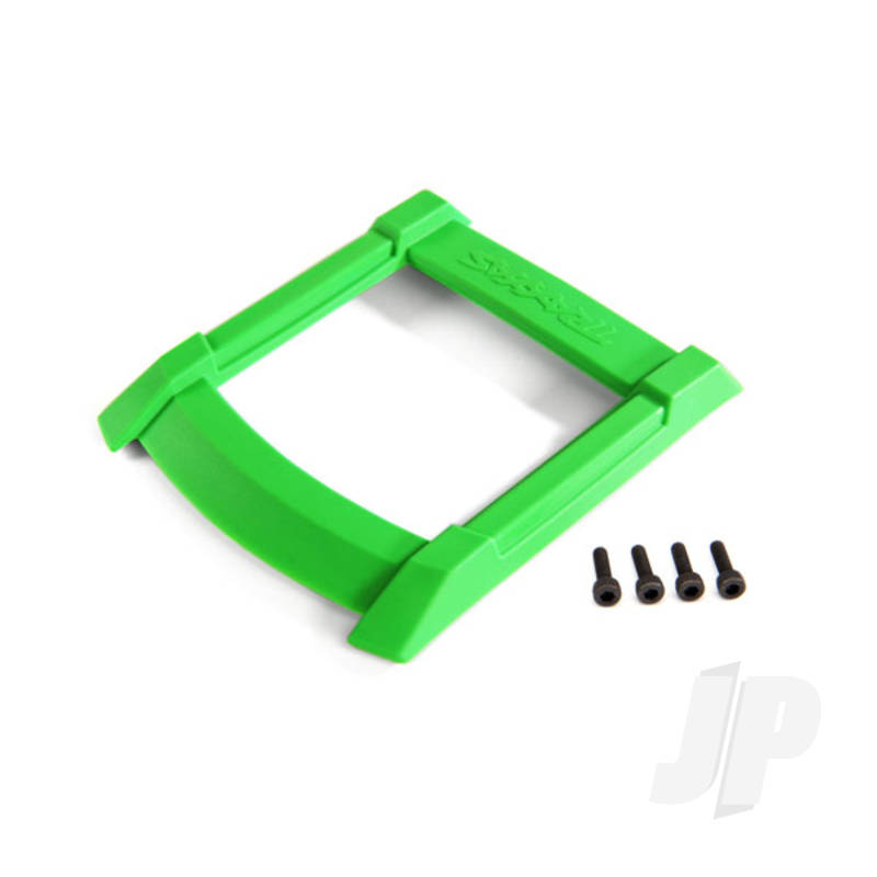 Skid plate roof (body) (green) / 3x12mm CS (4pcs)