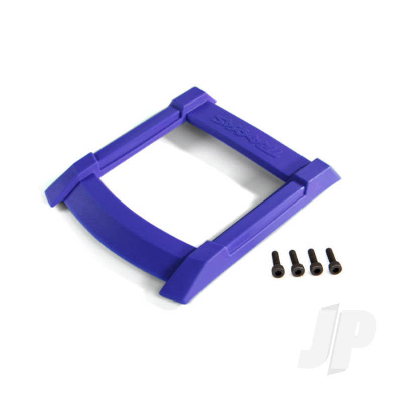 Traxxas Skid plate roof (body) (blue) / 3x12mm CS (4pcs)