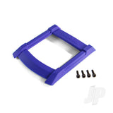 Traxxas Skid plate roof (body) (blue) / 3x12mm CS (4pcs)