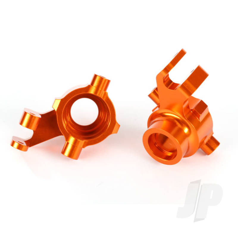 Steering blocks 6061-T6 aluminium (orange-anodized) left & right