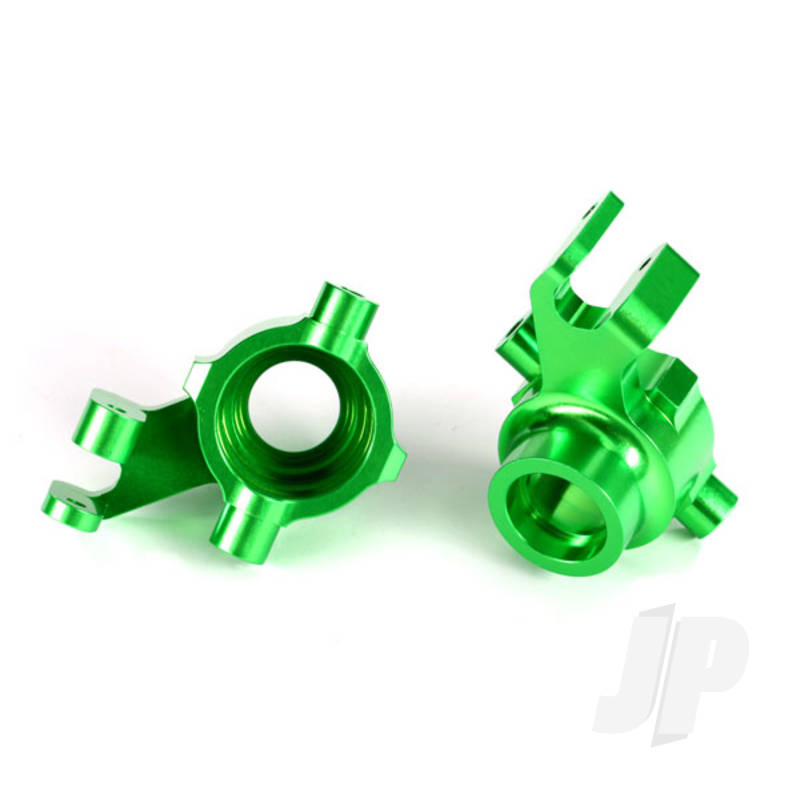 Steering blocks 6061-T6 aluminium (green-anodized) left & right