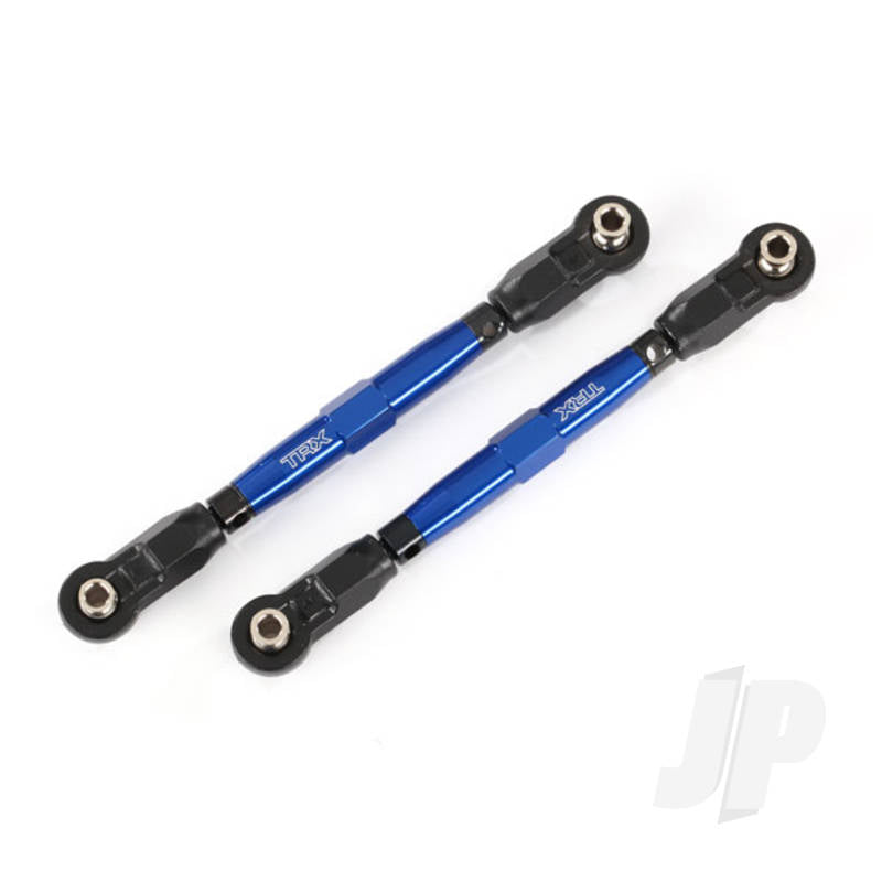 Traxxas Toe links front (Tubes blue-anodized 7075-T6 aluminium stronger than titanium) (88mm) (2pcs) / rod ends rear (4pcs) / rod ends front (4pcs) / aluminium wrench (1pc)