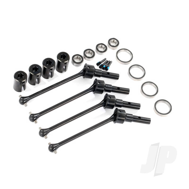 Driveshafts steel constant-velocity (assembled) front or rear (4pcs) (#8654 8654G or 8654R and #7758 7758G or 7758R required for a complete set)