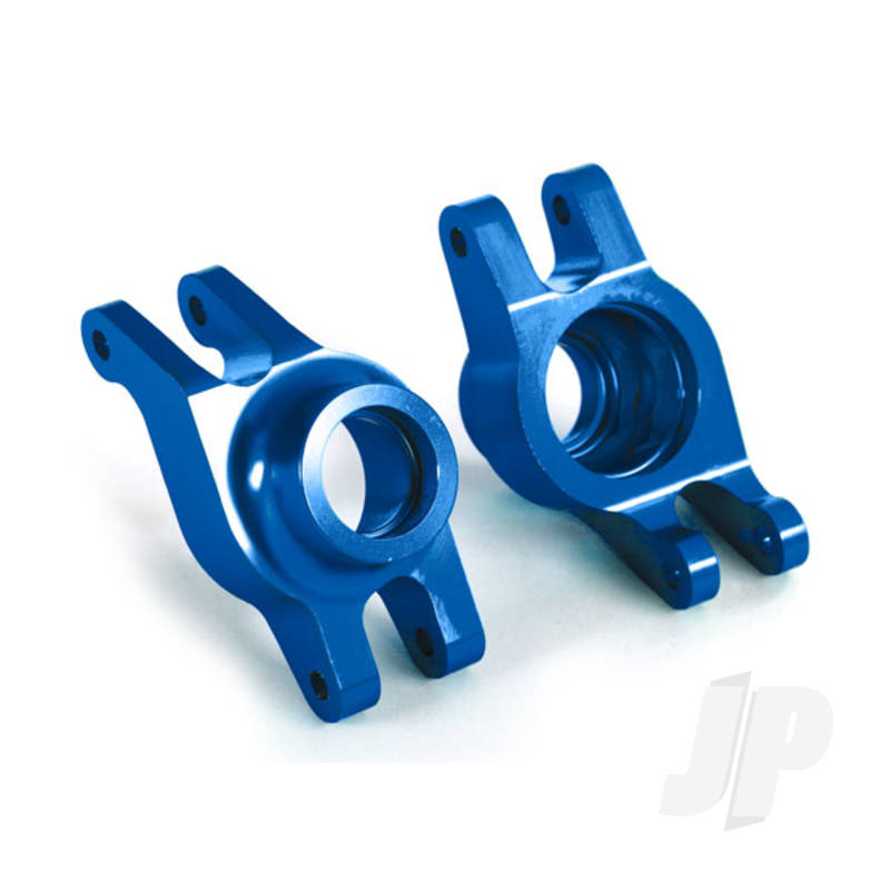 Carriers stub axle (blue-anodized 6061-T6 aluminium) (rear) (2pcs)