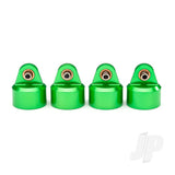 Shock caps aluminium (green-anodized) GT-Maxx shocks (4pcs)