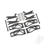 Suspension kit WideMaxx black (includes front & rear suspension arms front toe links rear shock springs)