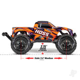 Traxxas Hoss 1:10 4x4 VXL RTR Monster Truck (TQi/TSM/ Self-Righting/ VXL-3S ESC) - Orange