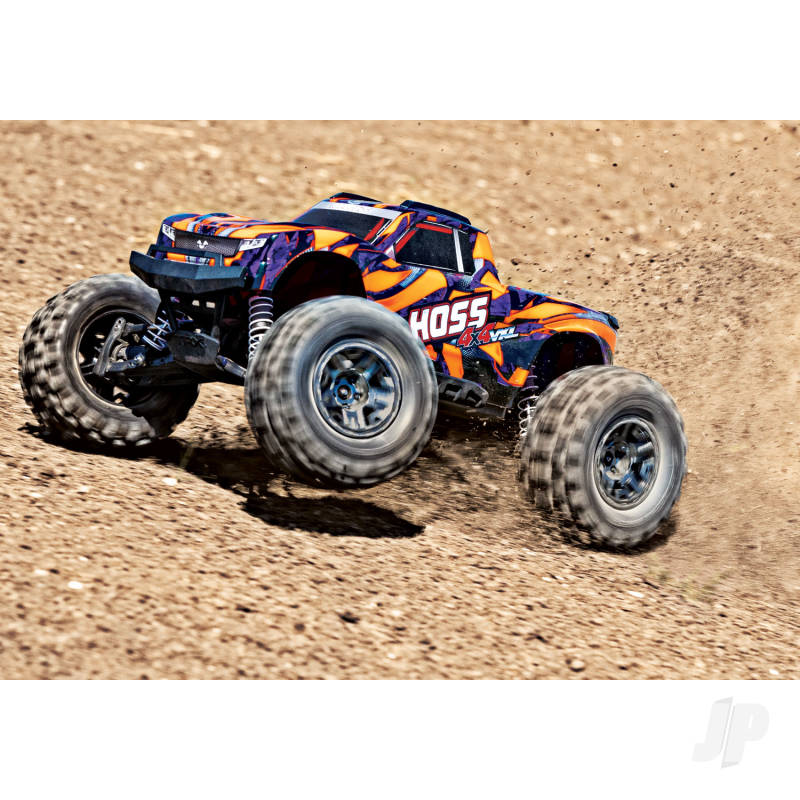 Traxxas Hoss 1:10 4x4 VXL RTR Monster Truck (TQi/TSM/ Self-Righting/ VXL-3S ESC) - Orange