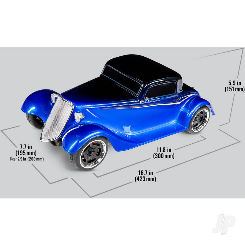 Traxxas Factory Five  1933 Hot Rod Coupe 1:10 AWD Supercar - Blue Fade (+ TQ/ XL-5/Titan 550)