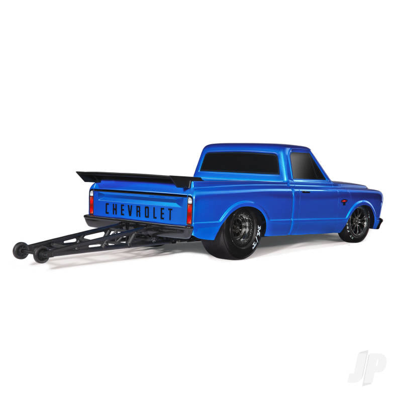 Traxxas Drag Slash 1:10 Brushless RTR Drag Truck - Brilliant Blue (+ TQ TSM - VXL-3S - Velineon 3500Kv)