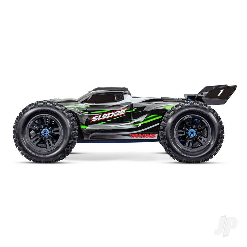 Traxxas Green - Sledge 1:8 4WD Brushless Electric Monster Truck (+ TQi/TSM/ VXL-6S)