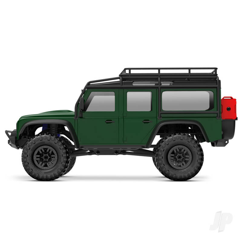 Traxxas TRX-4m Land Rover Defender 1:18 4X4 Electric Trail Crawler - Green (+ TQ 2-ch/ ECM-2.5/ Titan 87T/750mAh 2-Cell LiPo/USB Charger)