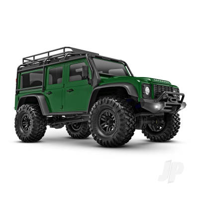 Traxxas TRX-4m Land Rover Defender 1:18 4X4 Electric Trail Crawler - Green (+ TQ 2-ch/ ECM-2.5/ Titan 87T/750mAh 2-Cell LiPo/USB Charger)