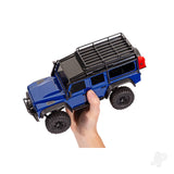 Traxxas TRX-4m Land Rover Defender 1:18 4X4 Electric Trail Crawler - Blue (+ TQ 2-ch/ ECM-2.5/ Titan 87T/750mAh 2-Cell LiPo/USB Charger)