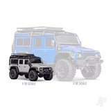 Traxxas TRX-4m Land Rover Defender 1:18 4X4 Electric Trail Crawler -Silver (+ TQ 2-ch/ ECM-2.5/ Titan 87T/750mAh 2-Cell LiPo/USB Charger)