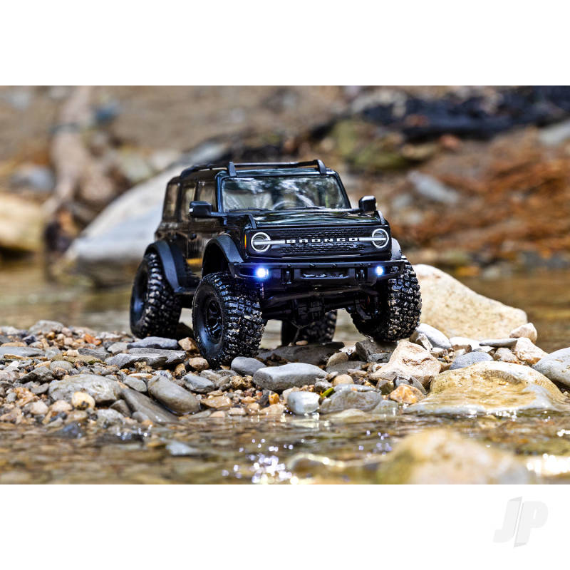 Traxxas TRX-4m  2021 Ford Bronco 1:18 4X4 Electric Trail Crawler - Black (+ TQ 2-ch/ ECM-2.5/ Titan 87T/750mAh 2-Cell LiPo/USB Charger)