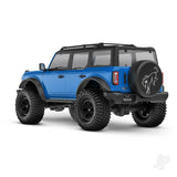 Traxxas TRX-4m 2021 Ford Bronco 1:18 4X4 Electric Trail Crawler - Blue (+ TQ 2-ch/ ECM-2.5/ Titan 87T/750mAh 2-Cell LiPo/USB Charger)