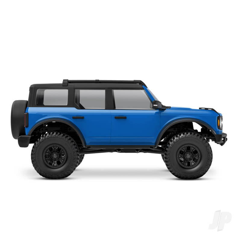 Traxxas TRX-4m 2021 Ford Bronco 1:18 4X4 Electric Trail Crawler - Blue (+ TQ 2-ch/ ECM-2.5/ Titan 87T/750mAh 2-Cell LiPo/USB Charger)