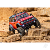 Traxxas TRX-4m 2021 Ford Bronco 1:18 4X4 Electric Trail Crawler - Red (+ TQ 2-ch/ ECM-2.5/ Titan 87T/750mAh 2-Cell LiPo/USB Charger)