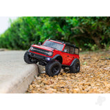 Traxxas TRX-4m 2021 Ford Bronco 1:18 4X4 Electric Trail Crawler - Red (+ TQ 2-ch/ ECM-2.5/ Titan 87T/750mAh 2-Cell LiPo/USB Charger)