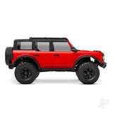 Traxxas TRX-4m 2021 Ford Bronco 1:18 4X4 Electric Trail Crawler - Red (+ TQ 2-ch/ ECM-2.5/ Titan 87T/750mAh 2-Cell LiPo/USB Charger)