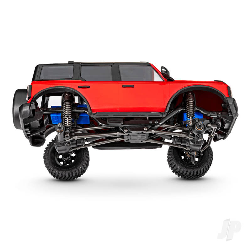 Traxxas TRX-4m 2021 Ford Bronco 1:18 4X4 Electric Trail Crawler - Red (+ TQ 2-ch/ ECM-2.5/ Titan 87T/750mAh 2-Cell LiPo/USB Charger)