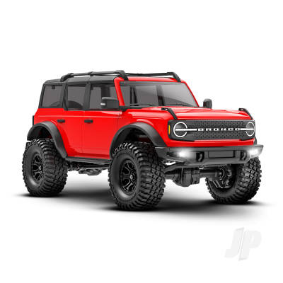 Traxxas TRX-4m 2021 Ford Bronco 1:18 4X4 Electric Trail Crawler - Red (+ TQ 2-ch/ ECM-2.5/ Titan 87T/750mAh 2-Cell LiPo/USB Charger)