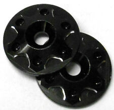 Alu Wing Washer black 1:8 (2)