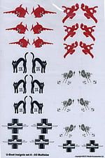 Beccs Vinyl U-Boat Insignia set A (A5 Multisize) decals