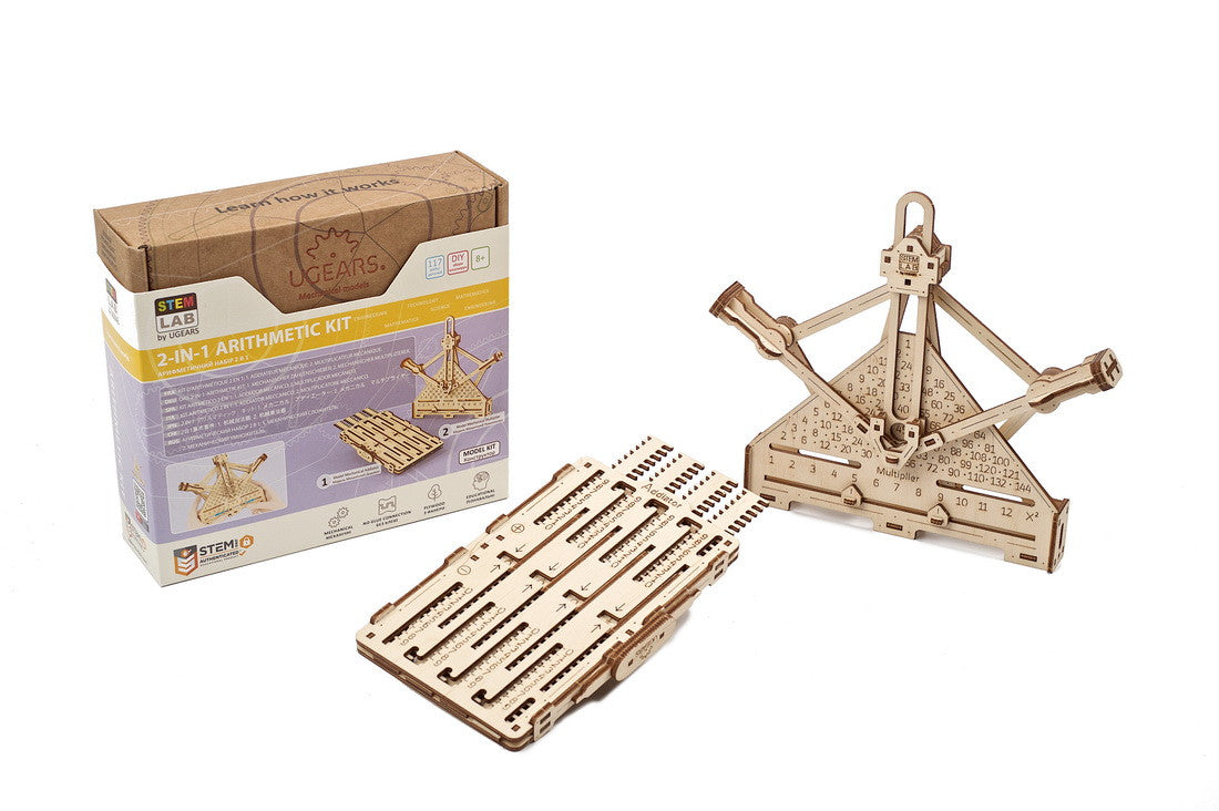 UGears gears Model ARITHMETIC SET STEM LAB