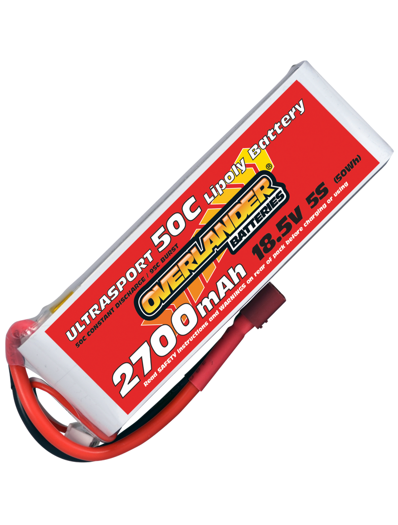 2700mAh 18.5V 5S 50C Ultrasport LiPo Battery