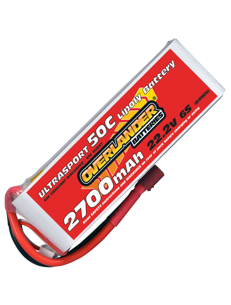 2700mAh 22.2V 6S 50C Ultrasport LiPo Battery