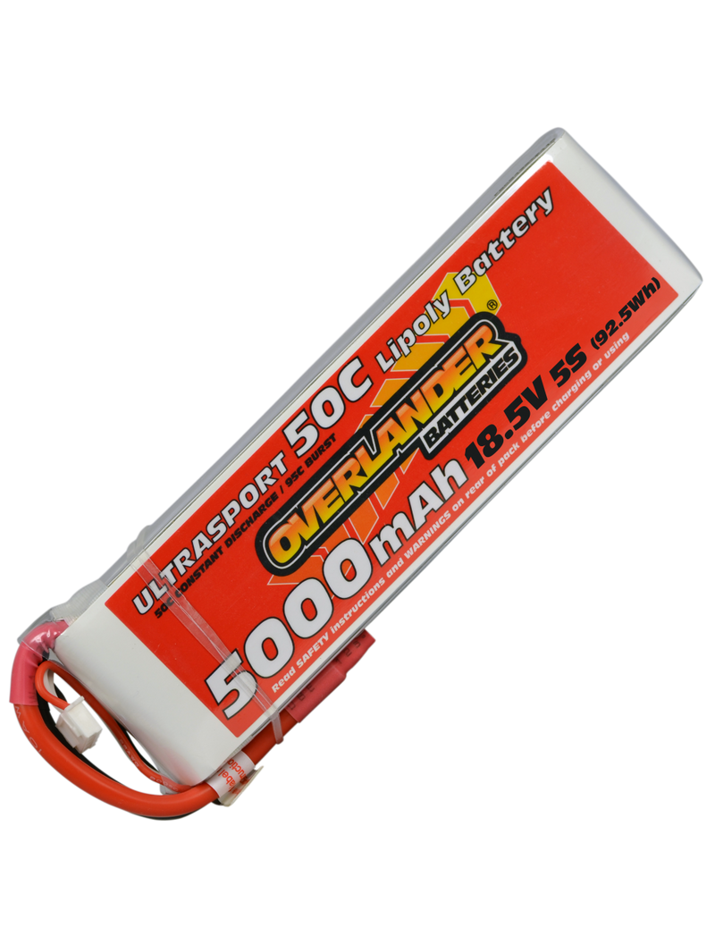 5000mAh 18.5V 5S 50C Ultrasport LiPo Battery