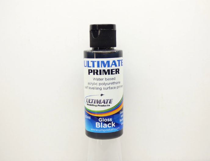 Ultimate Modelling Products Primer - 60ml Gloss Black UMP040