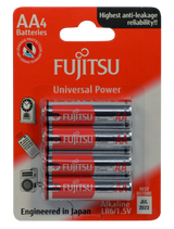 Fujitsu AA Alkaline Blister Pack Universal Series