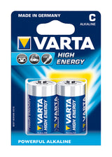 VARTA HIGH ENERGY ALKALINE C (LR14) DRY CELL (2)