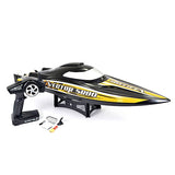 VOLANTEX VECTOR SR80 BRUSHLESSBOAT (NO BATT)- BLACK/ORANGE