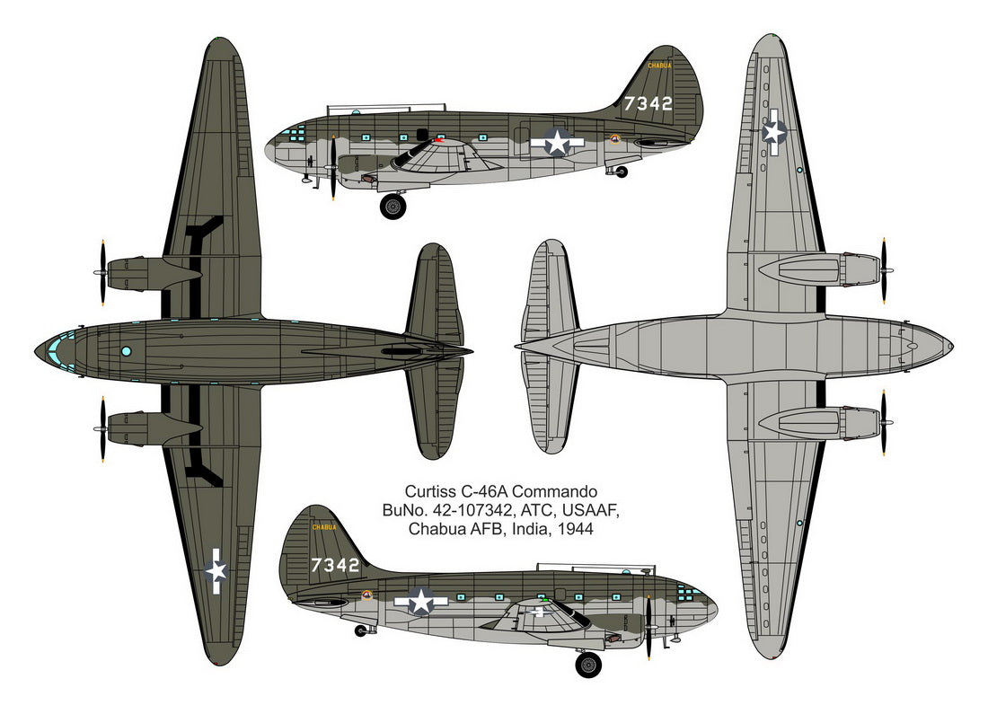 Valom 1/72 C-46A Commando (The Hump) 72145