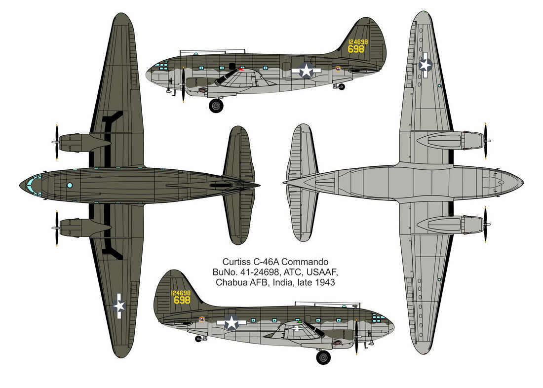 Valom 1/72 C-46A Commando (The Hump) 72145