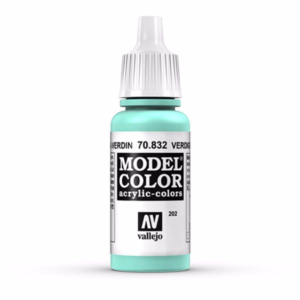 Vallejo 70832 Model Color 202 Verdigris Glaze 17ml