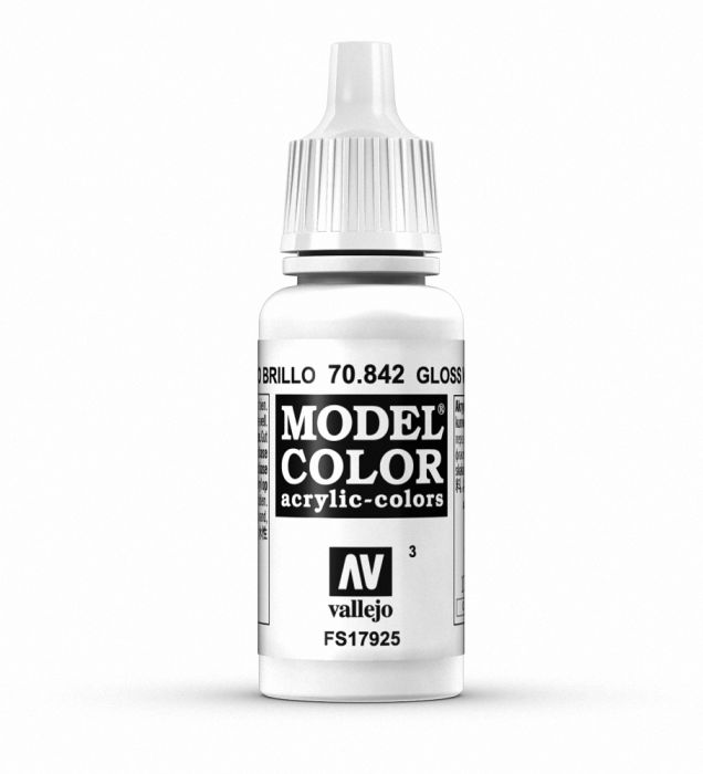 Vallejo 70842 Model Color 003 Glossy White 17ml