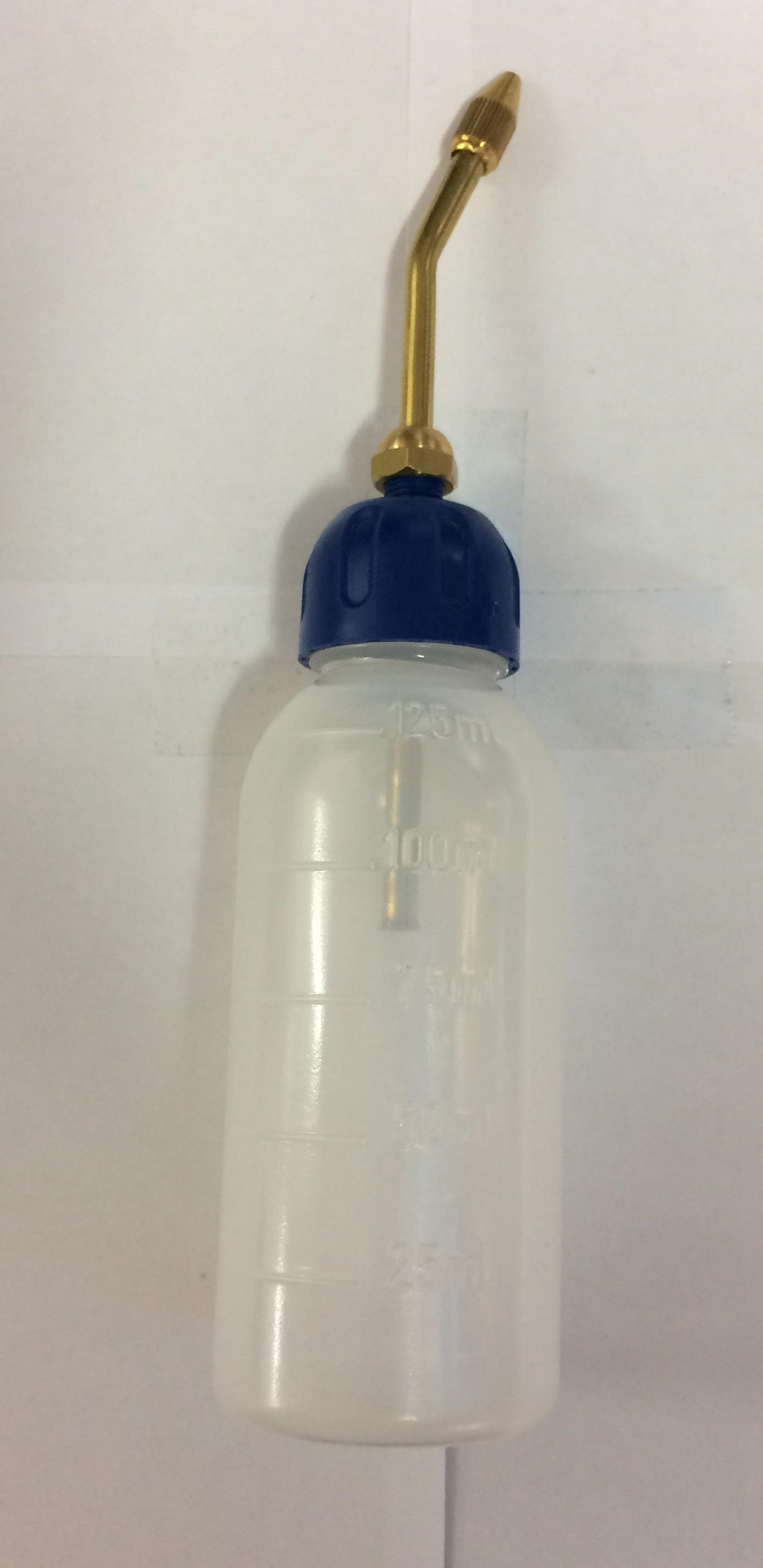 Valve Spout Bottle 125ml (Brass Valve Spout)