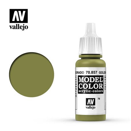 VALLEJO 70.914 Model Color 119 Green Ochre Matt 17 ml