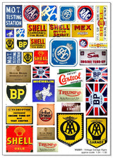 Becc Vintage Garage Signage 1/43 & 1/24 VSG01