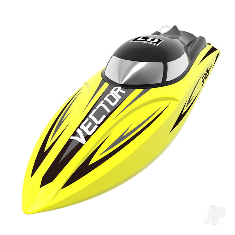 Vector SR65 Brushless ARTR Racing Boat (Yellow) (No Battery or Charger)