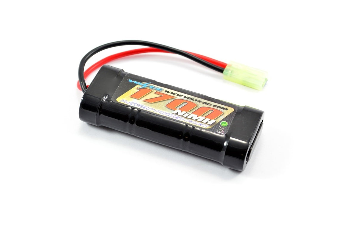 VOLTZ STICK PACK 6 CELL 7.2V NIMH 1700MAH W/MINI TAMIYA