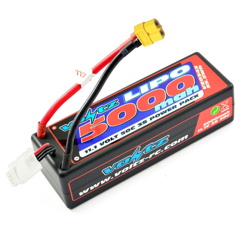 VOLTZ 5000mah HARD CASE 11.1V50C LIPO STICK PACK XT60