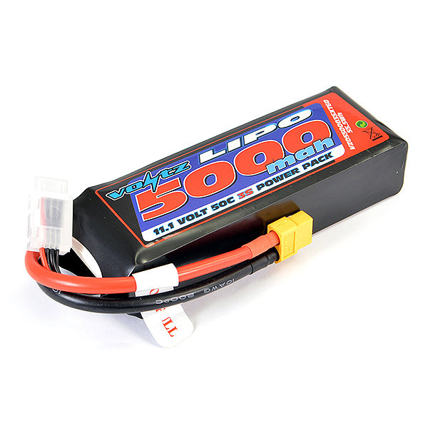 VOLTZ 5000mah 11.V 50C LIPOBATTERY w/XT60