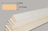 Balsa Sheet 1/2x3x36 Inch/12.7x76x914mm