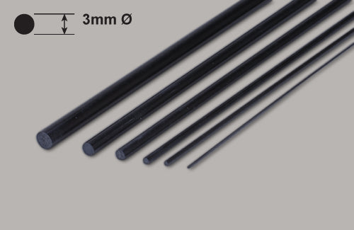 Carbon Fibre Rod - 3x1000mm